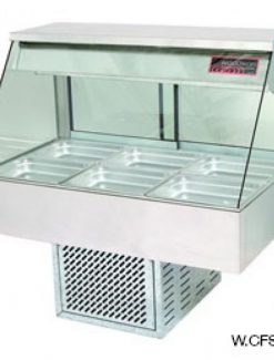 Woodson W.CFS23 - Cold Food Display STR Glass 3 Mod No Pans