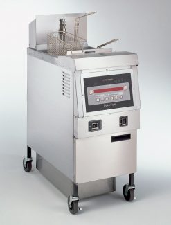 Henny Penny OFE322/8000 Split/Split - Electric Split/Split Double Well Open Fryer With 8000 Computron Controls