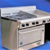 Goldstein 4 Burner Gas Oven 600mm Griddle PF-24G-4-28