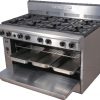 Goldstein 800 Series 40 inch Static Gas Oven with 24 inch Griddle plate- 4 Burners