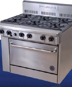 Goldstein PF-6-24GSA-28/28C 610mm Toaster, Griddle, 1x HSCO Double Oven Gas Range