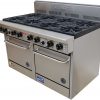 Goldstein PF-8-2-20 800 Series 2x20 inch Static Gas Double Oven-8 Burners