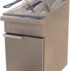 GOLDSTEIN VFGTL V SERIES SPLIT PAN GAS FRYER - 2 BASKETS