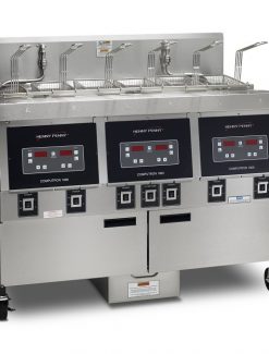 HENNY PENNY OFE323/8000 SPLIT/SPLIT/SPLIT ELECTRIC SPLIT/SPLIT/SPLIT DOUBLE WELL OPEN FRYER WITH 8000 COMPUTRON CONTROLS